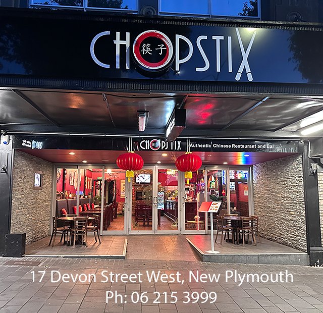 Chopstix Restaurant & Bar New Plymouth - Westend School